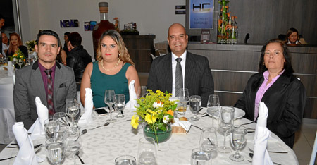 Daniel Rendón Vásquez, Andrea Canal, Gerónimo Arias y Luz Amparo Marín.