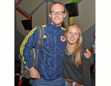 Lukas Muschter y Tamara Müller.