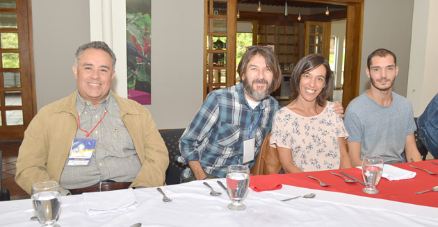 Reynaldo Disla, Héctor Cortés, Laura Marrero y Daniel Morales.