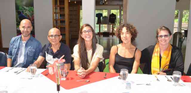 Enrique Camacho, Francisco Darias, Irene Cantero, Paloma Hurtado y Helena Berthelias.