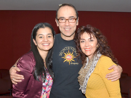 Lupe Laserna Cano, Alfredo Gutiérrez y Carmenza Gallego Giraldo.