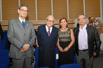 Álvaro Gärtner Posada, Jaime Ramírez Rojas, Elizabeth López Ríos y Octavio Hernández Jiménez.