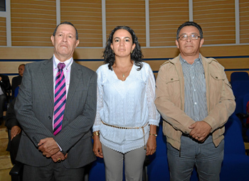 Germán Ocampo Correa, Paula Andrea Ciro y Fernando William Ossa Valencia.