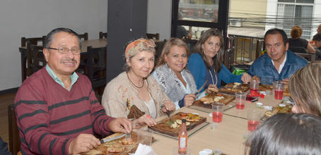 José Pompilio Menjura, Sonia Esperanza López Londoño, Luz Mery Velasco, Floralba Arias y Rubén Darío Hernández.