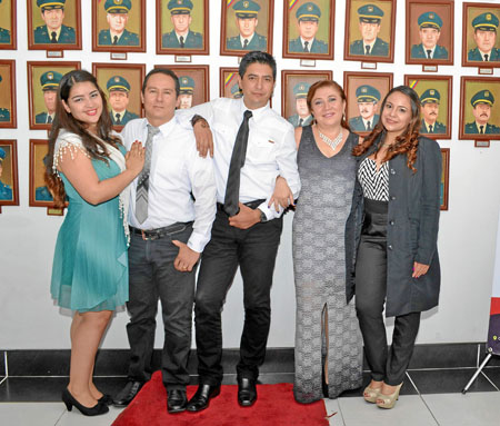 Alejandra Loaiza, Mario Castaño Ruiz, Luis Hiley Sánchez, Sandra Gómez y Daniela Sánchez.