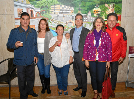 Fernando Buitrago, Olga Aristizábal, Julieta Cardona, Alfonso Agudelo, Gabriela Patiño y Miguel Piedrahíta.