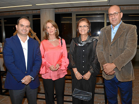Andrés Mauricio Grisales, gerente de Infimanizales; Patricia Moreno, empresaria; Gloria Patricia Arias, directora de Fenalco Cal