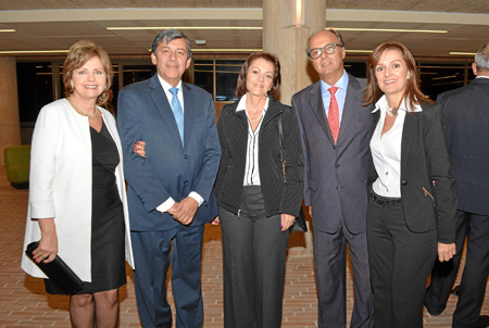 Patricia Mazuera, Harold Guerrero, Lucy Ocampo de Gómez, Eduardo Pineda Villegas y Lina María Álvarez.