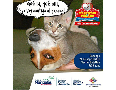 #MascotasAlParque se mueve en redes