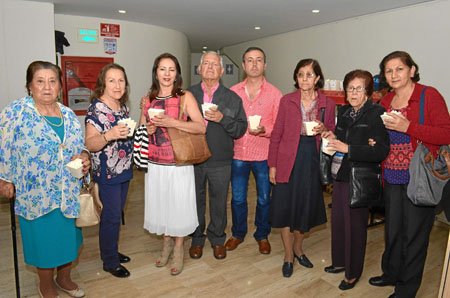Ana Amador, Ana Edith Muñoz, Doris Clavijo, Bertulfo Ramírez, Sebastián Ramírez, Rosa Molina, Myriam Molina y Myriam Molina.