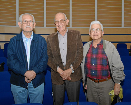 Fabio Ramírez Ramírez, José Jaramillo Mejía y Jairo Bonilla.