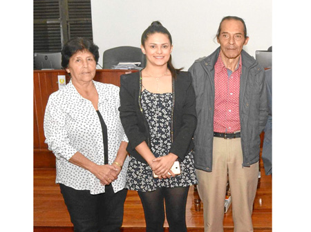 Adiela Velásquez Barrero, Juanita Nieto Arango y Édgar González Quintero.