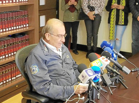 El candidato a la Presidencia por el Partido Liberal, Humberto de la Calle, se refirió ayer a las informaciones del Wall Street 