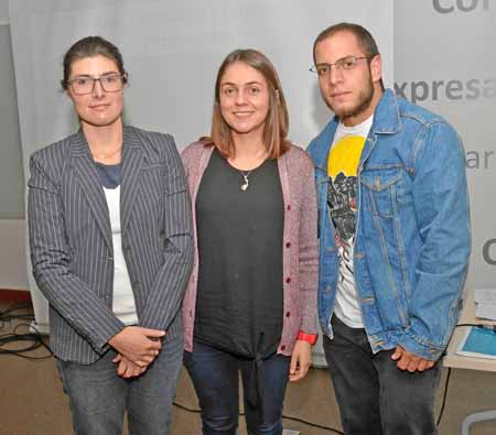 Susana Giraldo Restrepo, Claudia Tamayo González y Santiago Urrea Yela.
