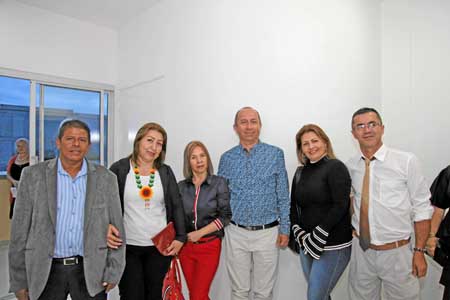 Juan Pablo Ríos. Claudia Patricia Duque, María Milbia Ríos, Fernando Grajales, María Loaiza y Jorge Hernán García. 