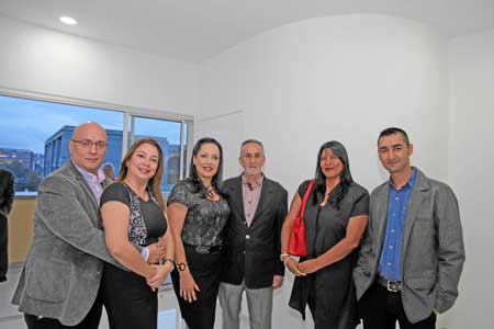 Carlos Márquez, Jackelin Castro, Martha Mónica Orrego, Alonso Sánchez, Olga Lucía Castaño y Julio Quiñónez. 