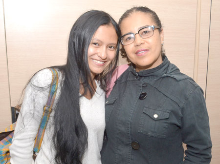 Juliana Landázuri Daza y Luz Mary Landázuri González.