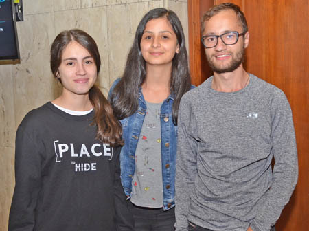 Angie Camila Loaiza Sánchez, Stefanny Buitrago Ruiz y Elkin Loaiza Gómez.