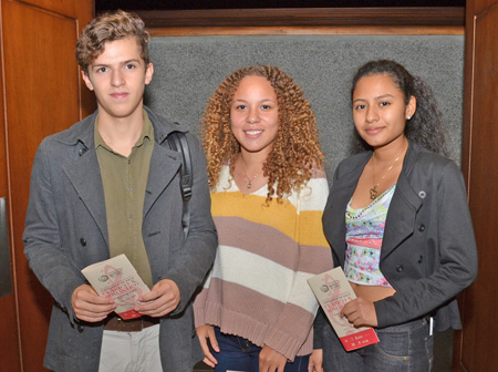 Santiago Montes Espitia, María José Ospina Carrillo y Valeria Lozano Cardona.
