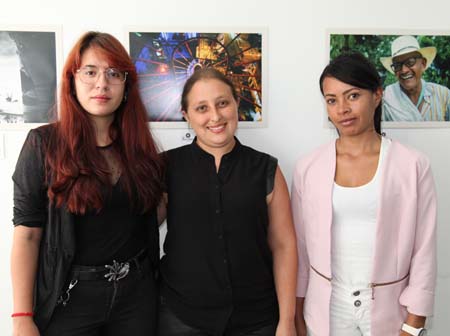 Fotos | Argemiro Idárraga | LA PATRIA  Thania Velásquez, Diana Esperanza Morales y Alexandra Serna.