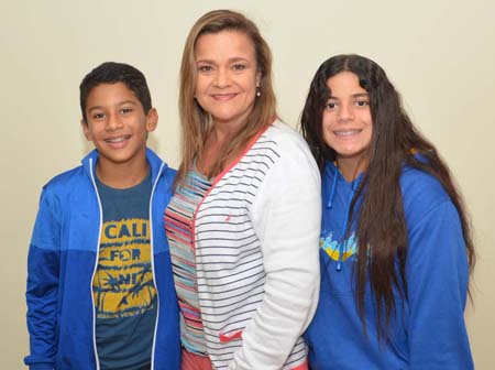 Juan Sebastián Echeverri Franco, Claudia Patricia Franco Valencia y María Antonia Echeverri Franco.