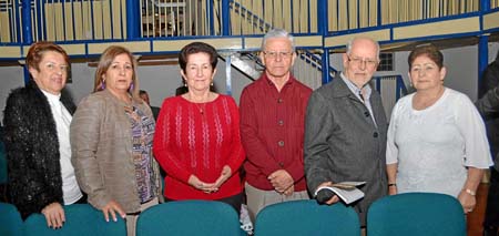 Esneda Idárraga de Taborda, Odilia Rodríguez Duque, María Odilia Montoya Montoya, Rodrigo Ramírez Ramírez y Nora Rodríguez Duque