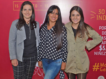 Vanessa Gutiérrez Quintana, Viviana Escobar Parra y Juliana Cardona Uribe.