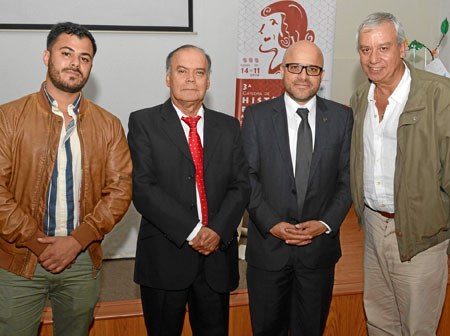 Nicolás Duque Buitrago, Albeiro Valencia Llano, Francisco González Sánchez y Carlos Arboleda González.