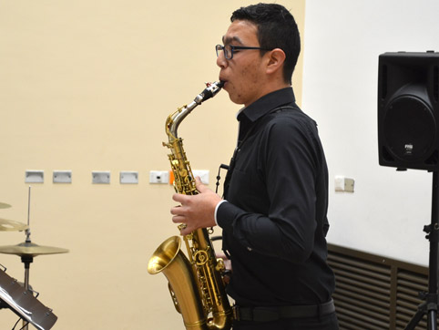 Daniel Cardona Giraldo, ganador del primer puesto en el Festival Internacional de Clarinete y Saxofón de Medellín, ClariSax 2018