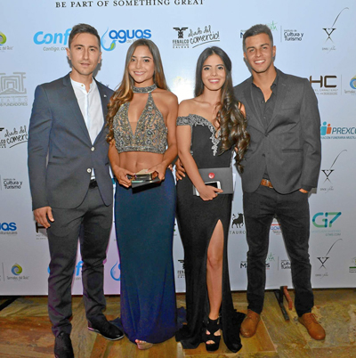 Mateo Trujillo Gutiérrez, Laura Sofía Suárez Alvarado, Silvana Torres Corredor y José Miguel Suárez Alvarado.