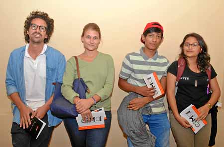 Diego Samper Arango, Stephanie Kubiak, Daniel Andrés Peñaloza Gálvez y Valentina Villada Cardozo.