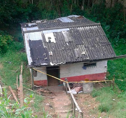 La casa en la que vivía