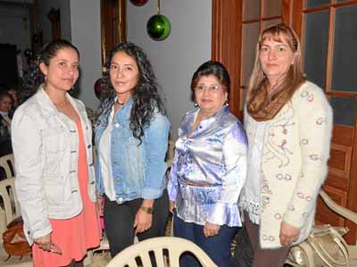 Diana María Duque Mejía, Viviana Osorio Valencia, María Piedad Patiño Vásquez y Claudia Patricia Arango Salazar.