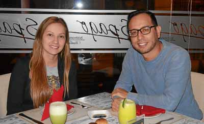 Ángela María López López y Jaime Fuertes Cifuentes se reunieron en una comida en el restaurante Spago.