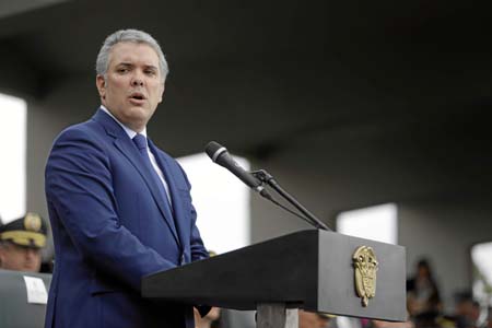 Iván Duque, presidente de Colombia. 