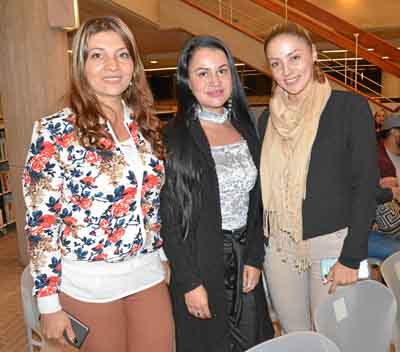 Nelly Ramírez Ochoa, Lina García Ospina y Lina Marcel Tangarife Giraldo.