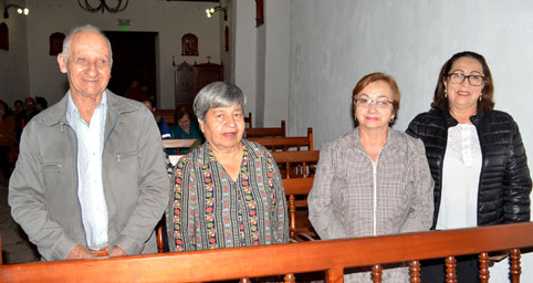 Juan de Jesús Guzmán Ramírez, María Eugenia Espinosa, María Inés Molina de Sierra y Aura Ocampo de Álvarez.