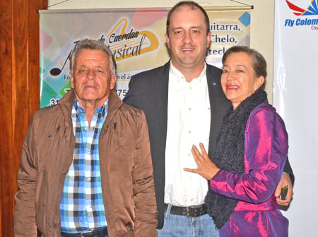 Leonel Zuluaga Vélez, Fernando Zuluaga Ocampo y Omaira Ocampo de Zuluaga.