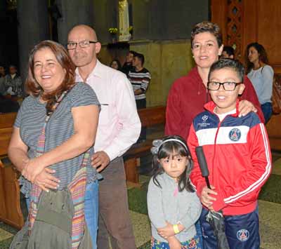 Patricia García Castaño, Martín Bernal Londoño, Paula García Castaño, Juan Sebastián Yate García y Celeste Yate García.
