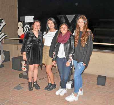 Natalia Andrea Flechas Urrea, Isabela Sánchez Pinto, María Antonia Ramírez Marín y Valeria González Vélez. 