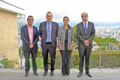 Orlando Quiceno Gallego, Silvio Arboleda Arboleda, Valentina Vallejo Arango y Eduardo Alzate Jaramillo.
