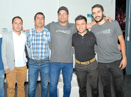 Juan Camilo Gutiérrez Cortés, Iván Castaño Montoya, Felipe Gómez Betancourth, Andrés Gutiérrez Giraldo y Sebastián Silva López.