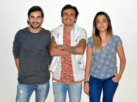 David Piedrahíta Jiménez, Luis Gómez Loaiza y Alejandra Arias Estrada. 