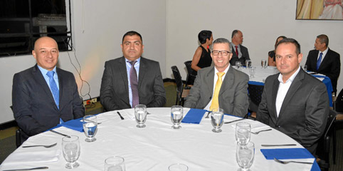 Germán González Murcia, José Eduardo Noreña Castro, Mario Tadeo Patiño y Mauricio Gallego Cárdenas.