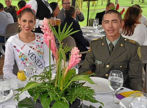 Yanett Margarita Díaz, de Venezuela, y Daniel Rojas Morales.