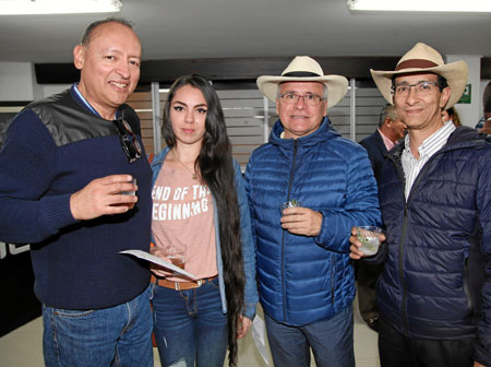 Alfonso Arango Vargas, Johanna Araújo, Jorge Enrique Obando y Édgar Jairo Sandoval. 