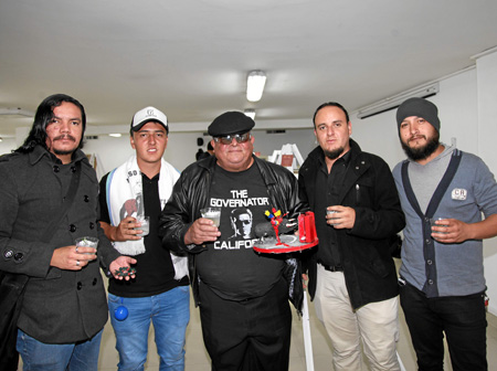 Juan Sebastián Castaño, Yonathan Aristizábal Zuluaga, José Fernando Parra Naranjo, Víctor Hugo Zuluaga y César Arenas Cardona. 