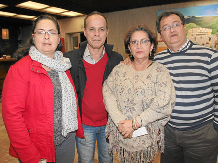 Omaira Echeverri, Jorge Escobar, Luz Stella Espinosa y Ricardo Escobar. 