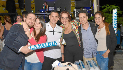Camilo Zuluaga, Laura Cardona, Sergio Jiménez, Claudia Tobón, César Augusto Márquez y María Alejandra Sánchez.