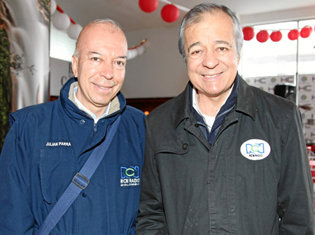 Julián Parra Díaz e Iván Parra Díaz, en el Hotel Carretero.